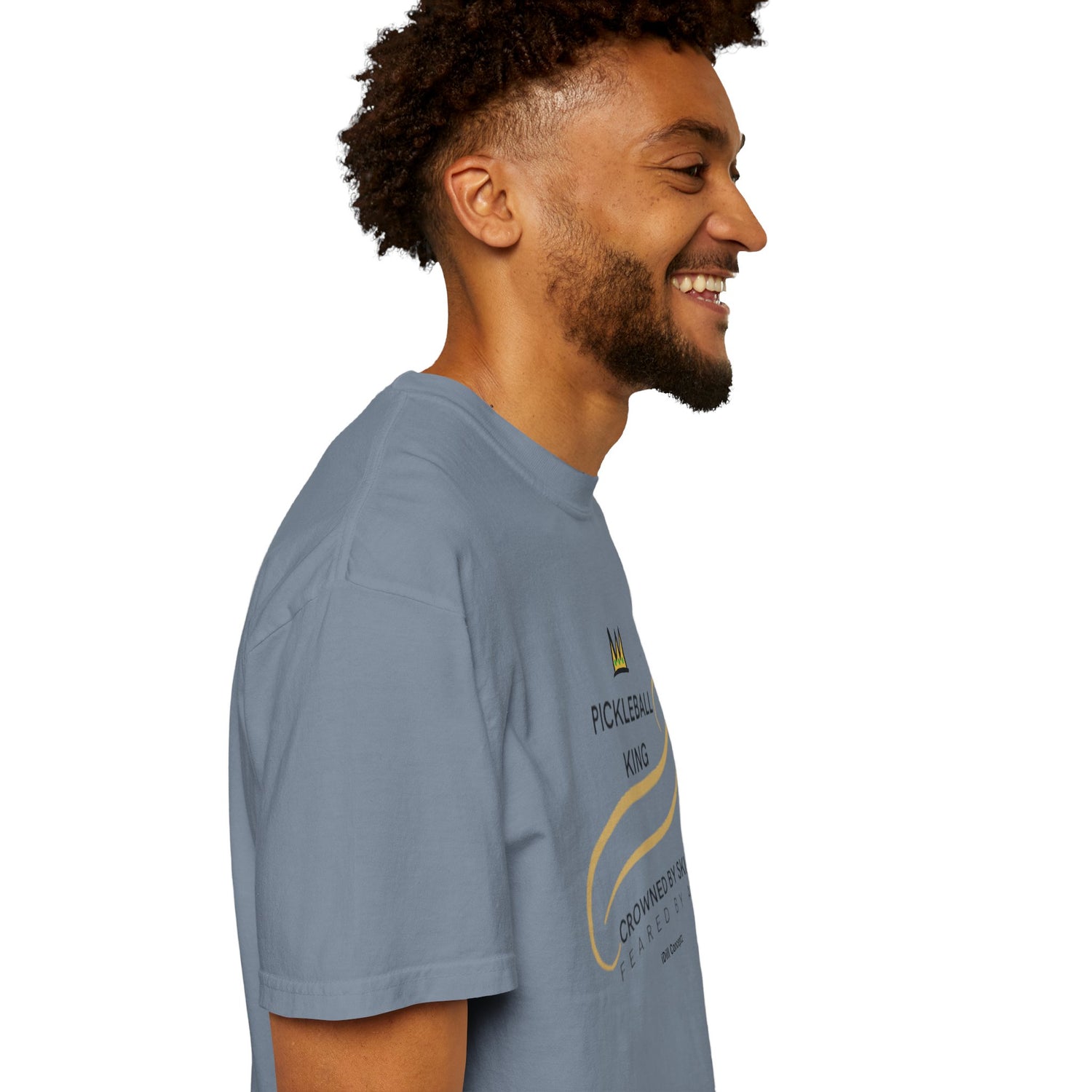 King of the Court Pickleball T-Shirt Apparel - Casual Graphic Tee for Men - Sports Lovers