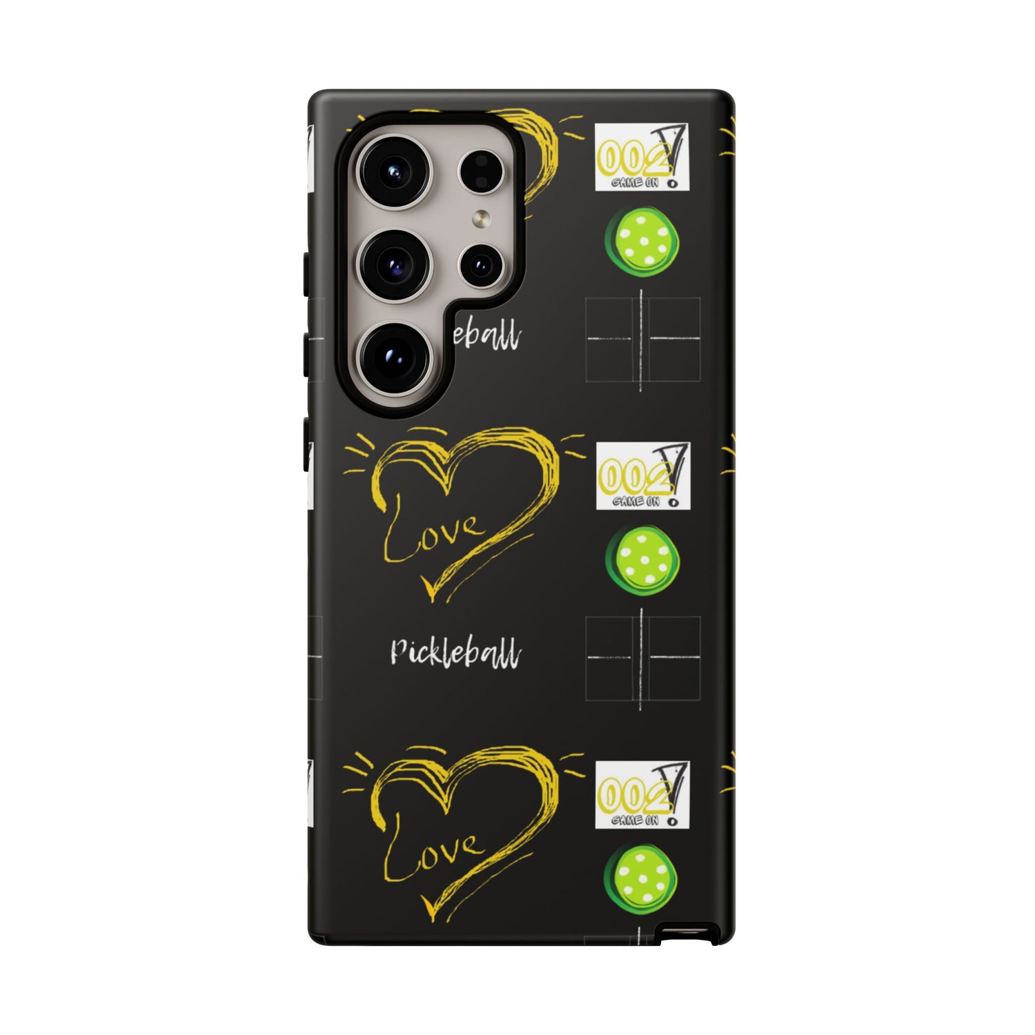 Pickleball Love Tough Android Samsung Phone Case - Fun & Durable Sport Accessory