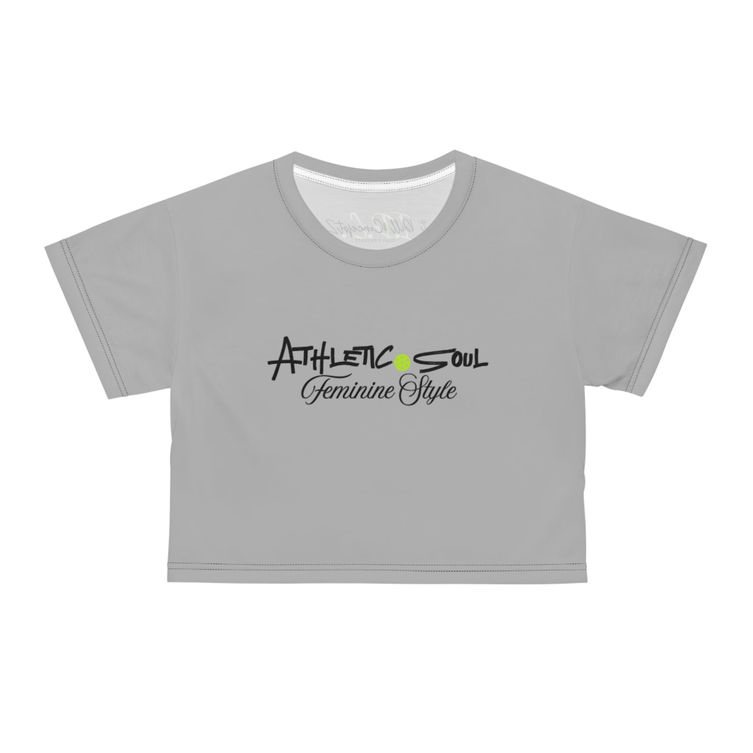 Women's Crop Top - Pickleball Athletic Soul, Feminine Style Design