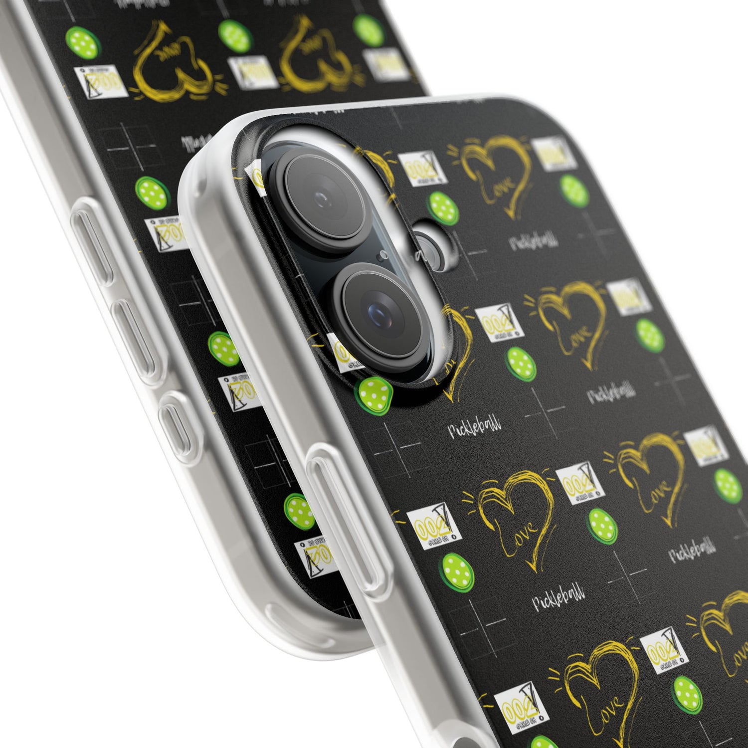 Pickleball Love Flexi iPhone Case - Stylish Phone Protection for Fashion-Forward Individuals