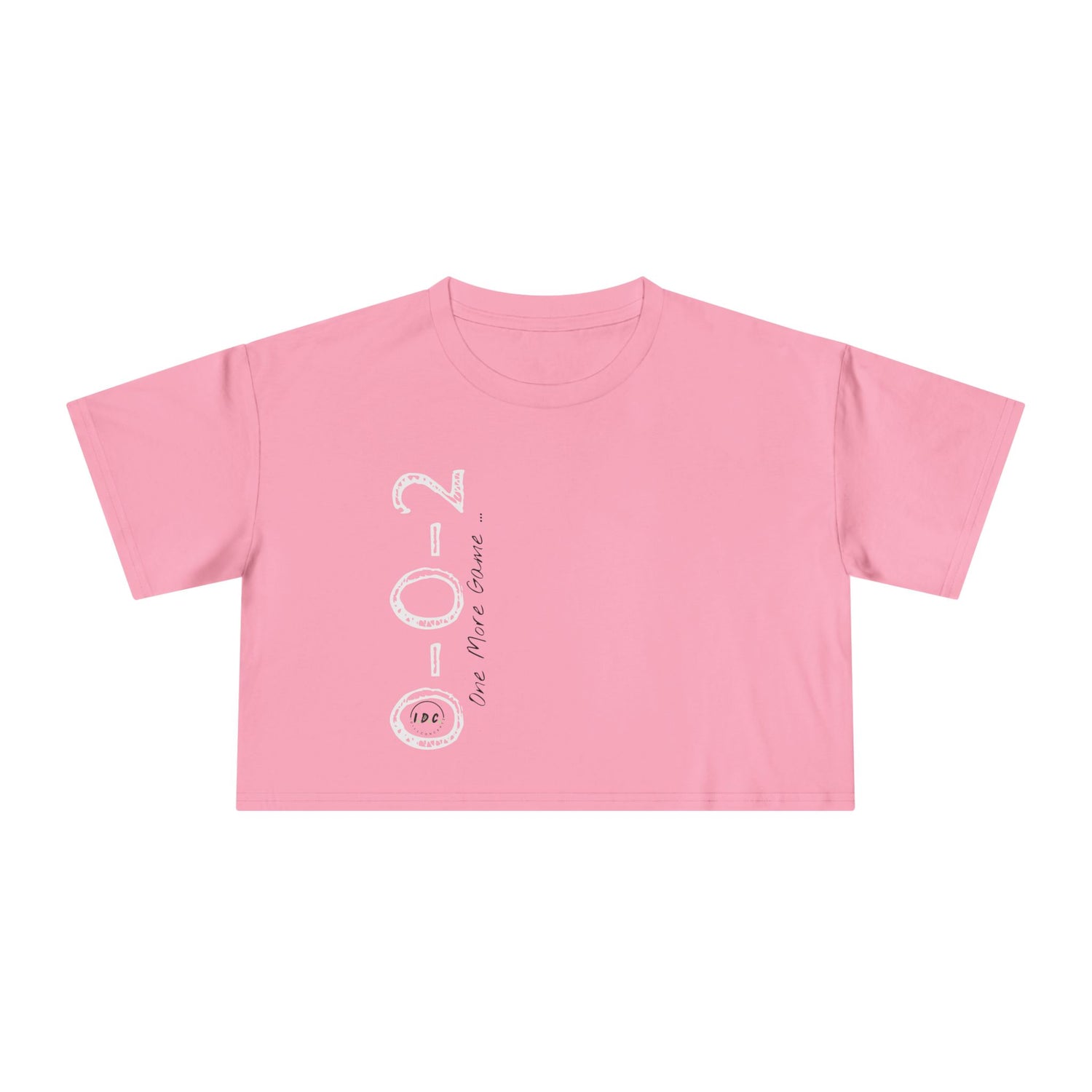 002 Pickleball Women's Crop Tee - Just One More Game