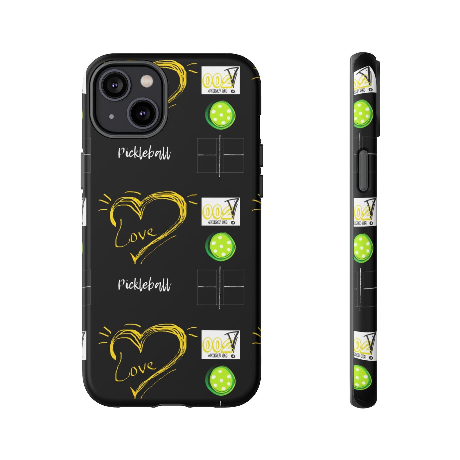 Pickleball Love Tough iPhone Case - Fun & Durable Sport Accessory