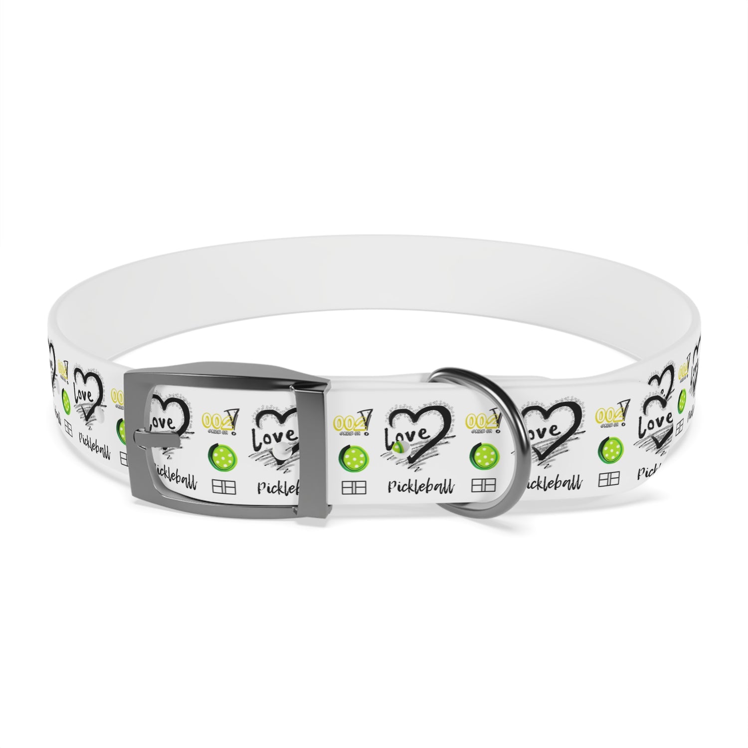 Dog Collar - Pickleball Love Unique Stand Out Design - Perfect for Pet Owners