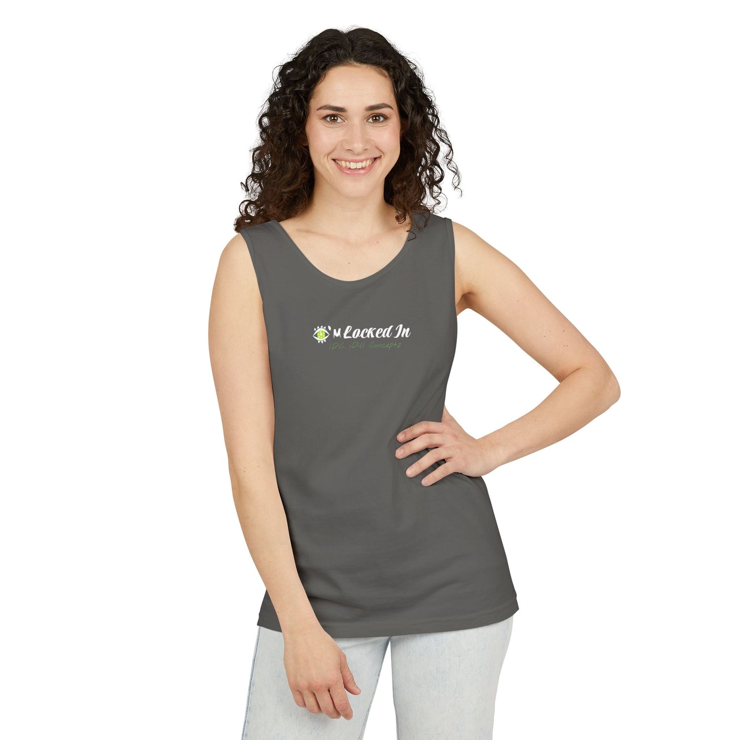 Unisex Muscle Tank Top - Pickleball I'm Locked In Design