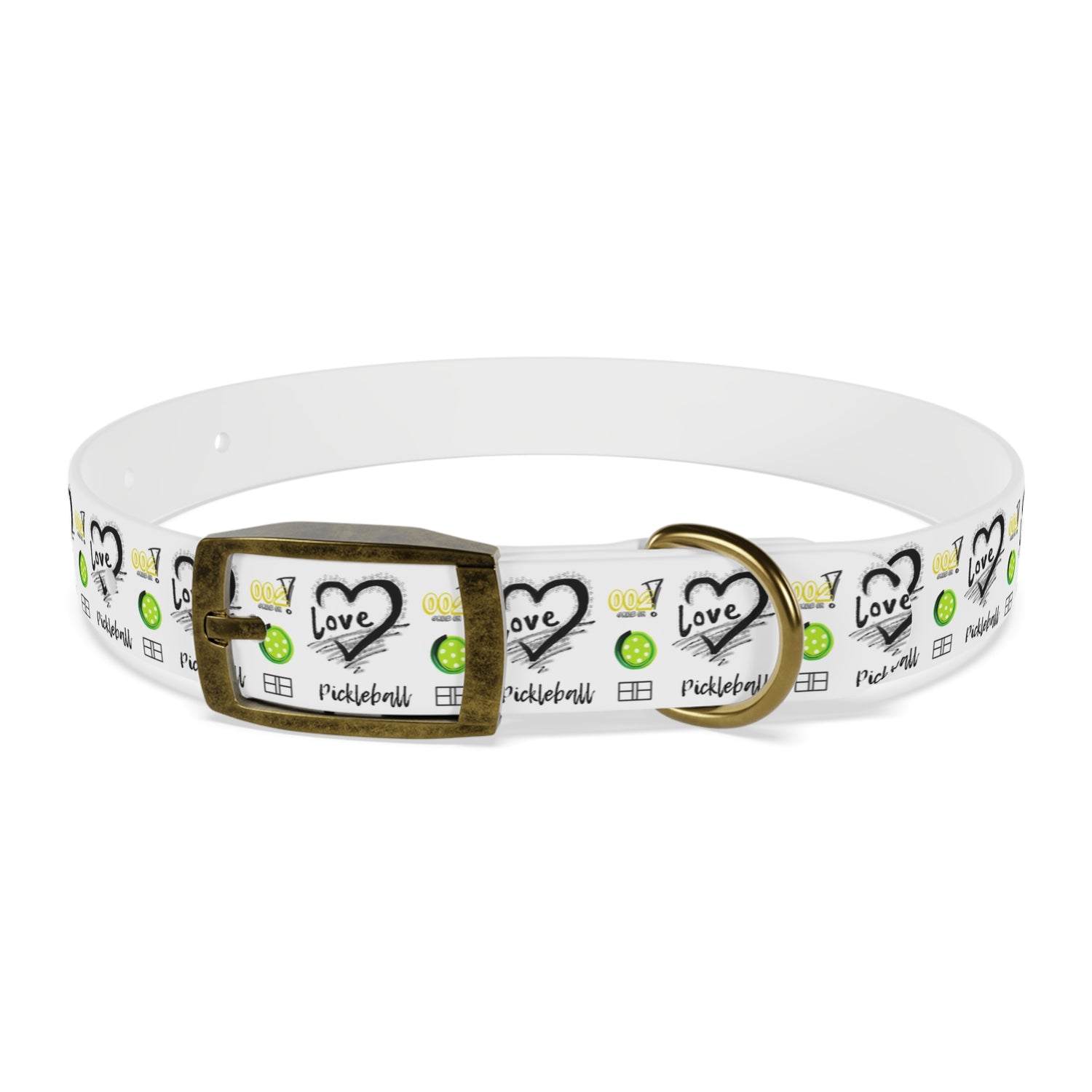 Dog Collar - Pickleball Love Unique Stand Out Design - Perfect for Pet Owners