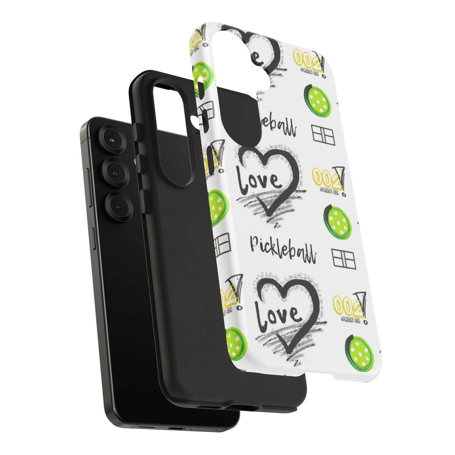 Pickleball Love Tough Android Samsung Phone Case - Fun & Durable Sport Accessory