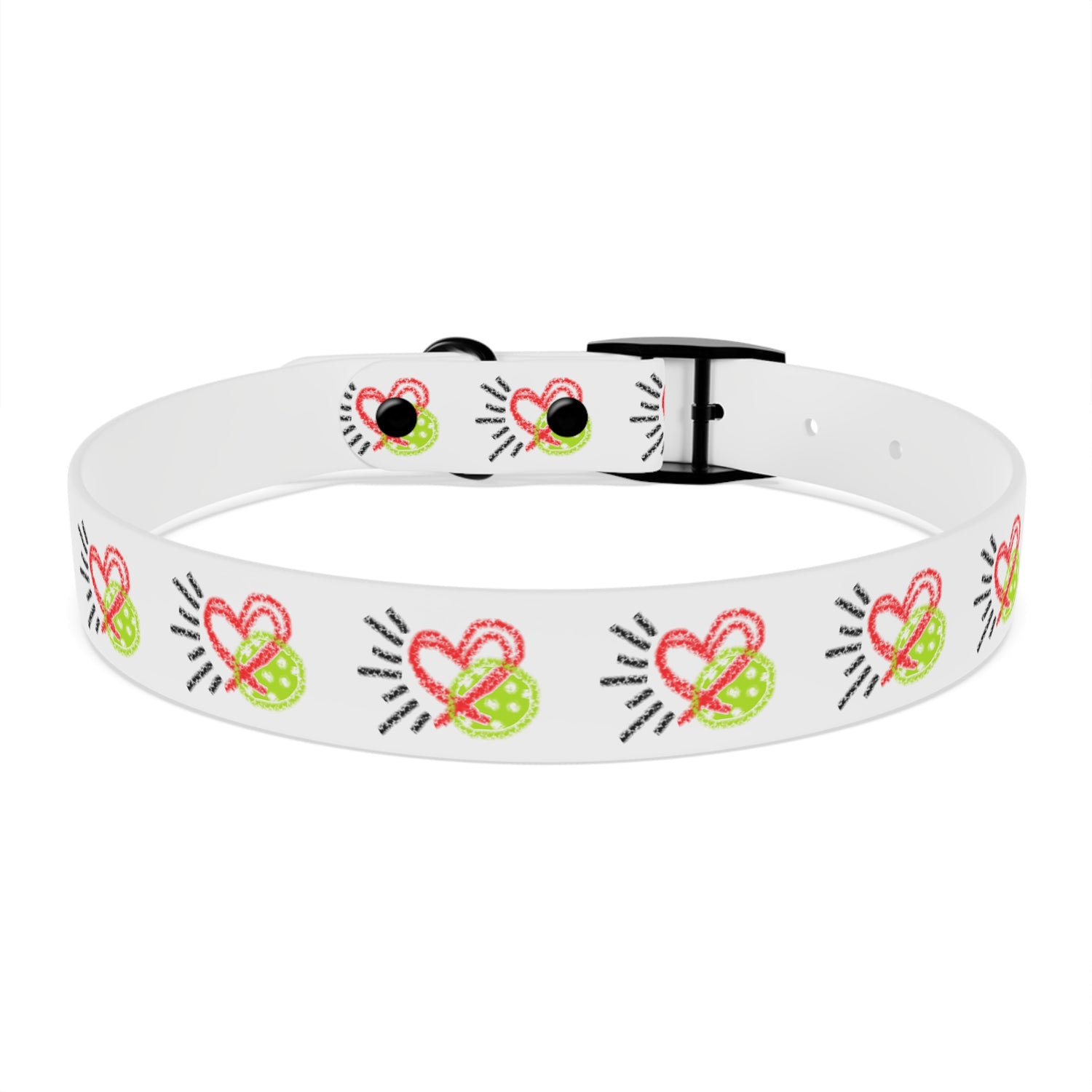 Dog Collar - Pickleball Love Unique Stand Out Design - Perfect for Pet Owners