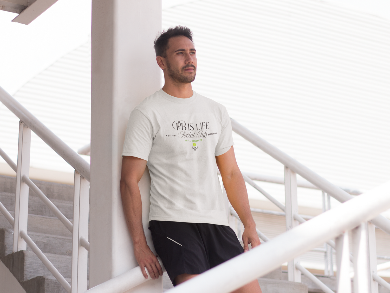 Men's Pickleball Performance Tee - PB is Life Social Club Exclusive Design