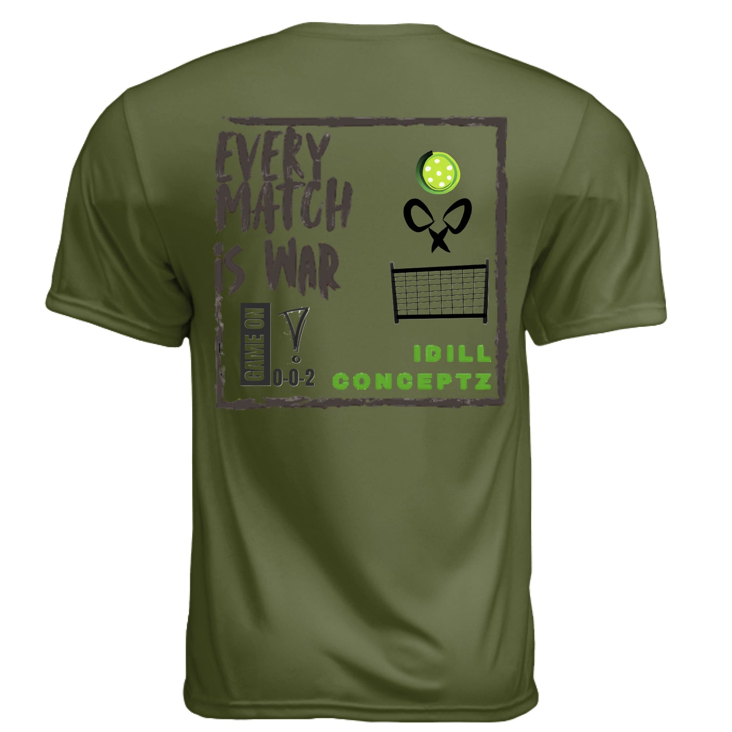 MILITARY GREEN - BACK